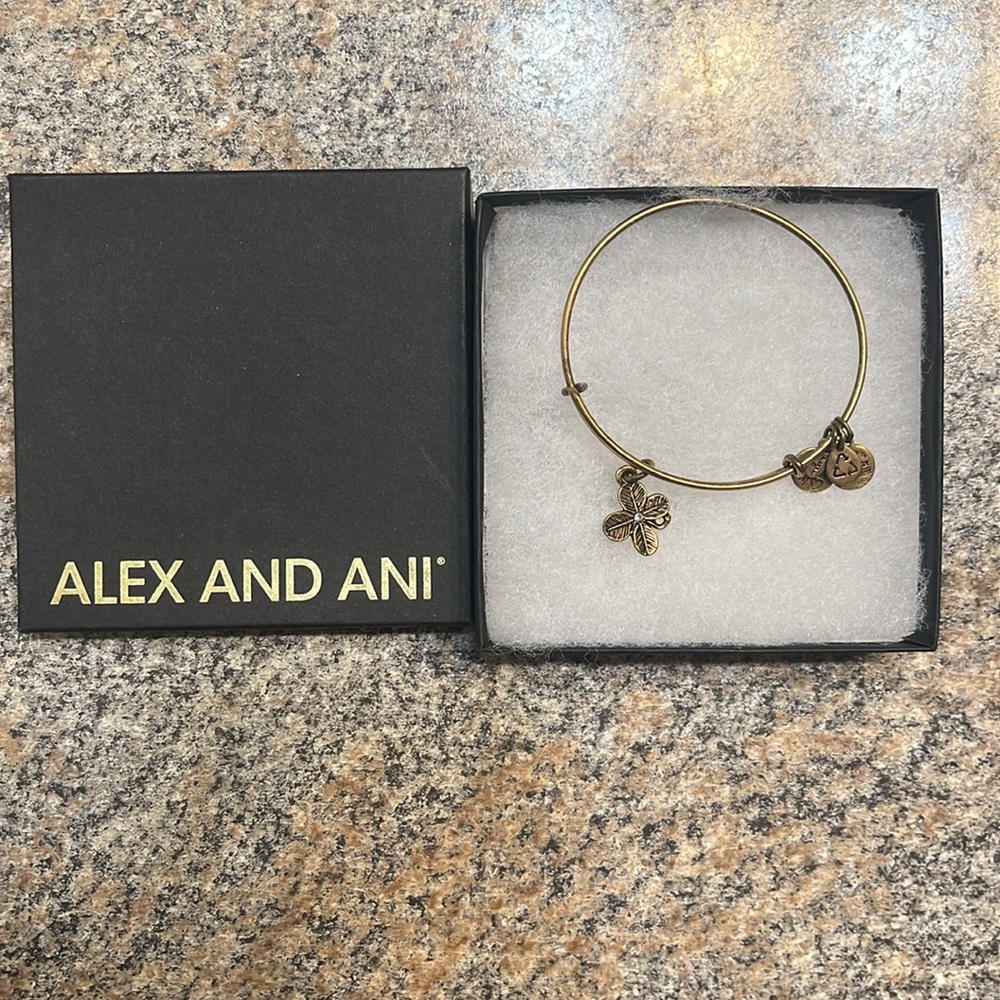 Alex and ani rose gold bracelet